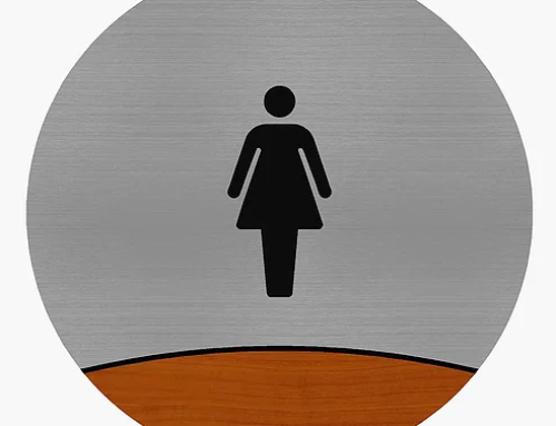 Women’s Restroom Door 12×12